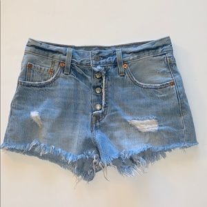 Levi’s 501 High Rise Jean Shorts